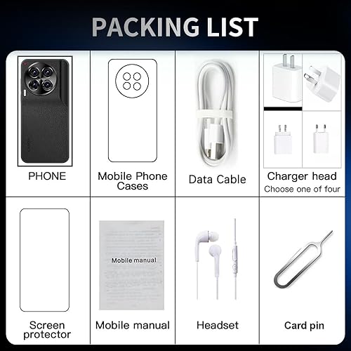 Miniatura 7 de 30 Pro teléfono desbloqueado, teléfono celular 5G 6GB+128GB Smartphone Android 13, batería 6800mAh, 6.8 pulgadas FHD+cámara 48MP, teléfono dual SIM