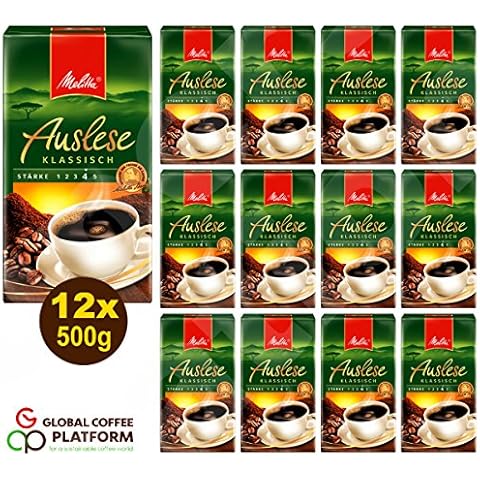 Melitta Auslese klassisch Filterkaffee 12x 500g Cover