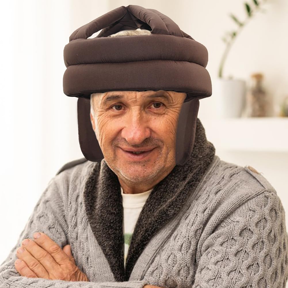 Cappello Protettivo Anticaduta Per Anziani - Casco Sicurezza Regolabile E Traspirante - Foto 6