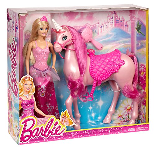 Mattel Barbie BJP46 - Prinzessin und Einhorn, Geschenkset – Bild 3