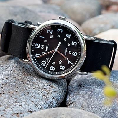 BARTON Leather NATO Style Watch Straps - Choose Color, Length & Width - Bands