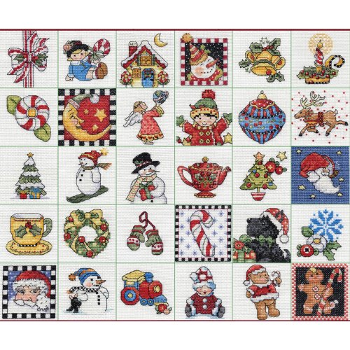 Image of Bucilla Counted Cross Stitch Ornament Kit, 86138 Mary Engelbreit