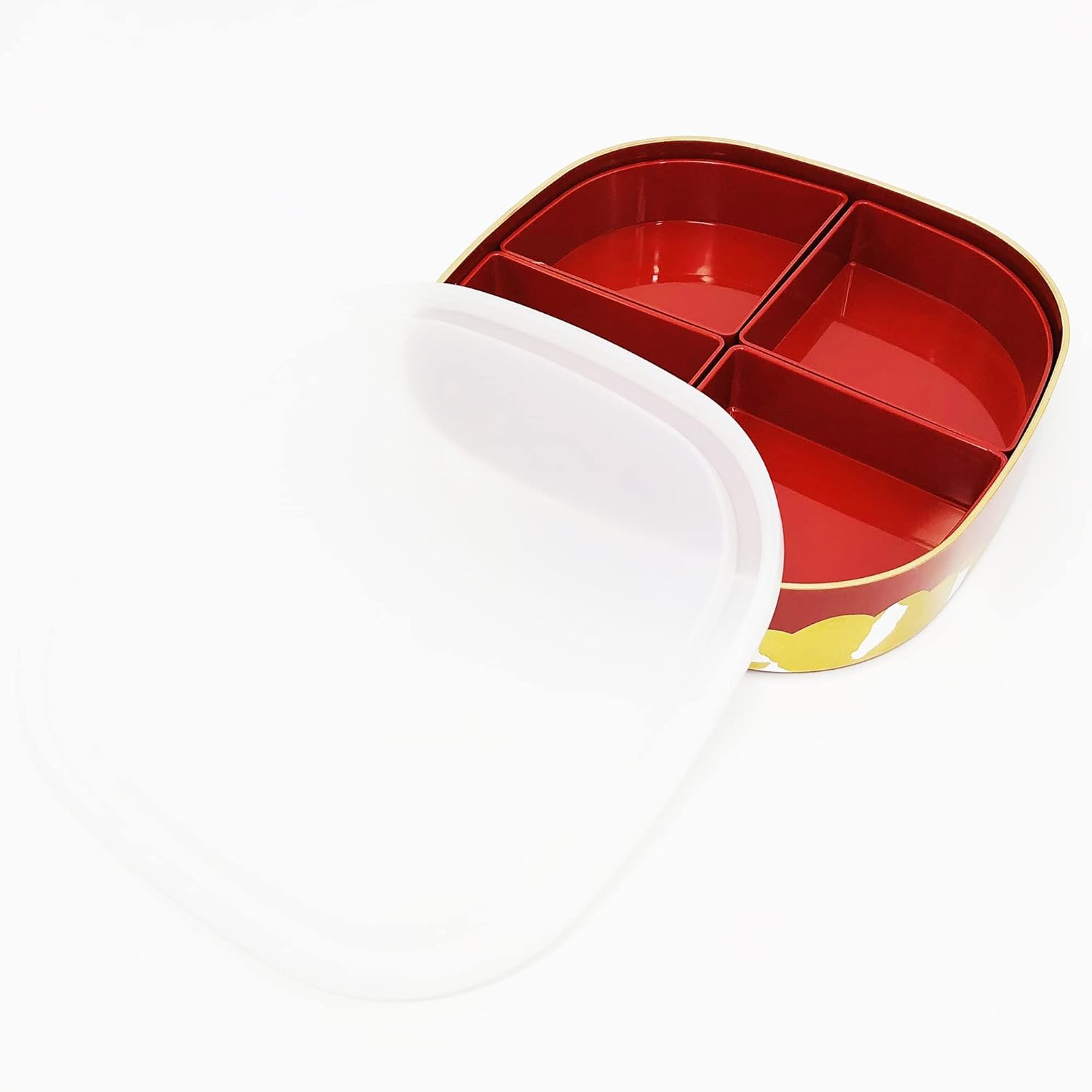 7.5 6R-509 2-Tier Hors d'Oeuvres Gold Cloud (with sticker)