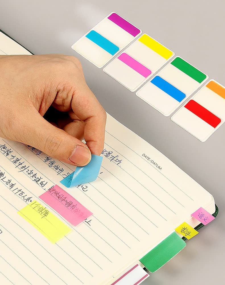 Movable Writable Office Sticky Index Tabs 1200pcs Sticky Page Markers – Coloured Arrow ...