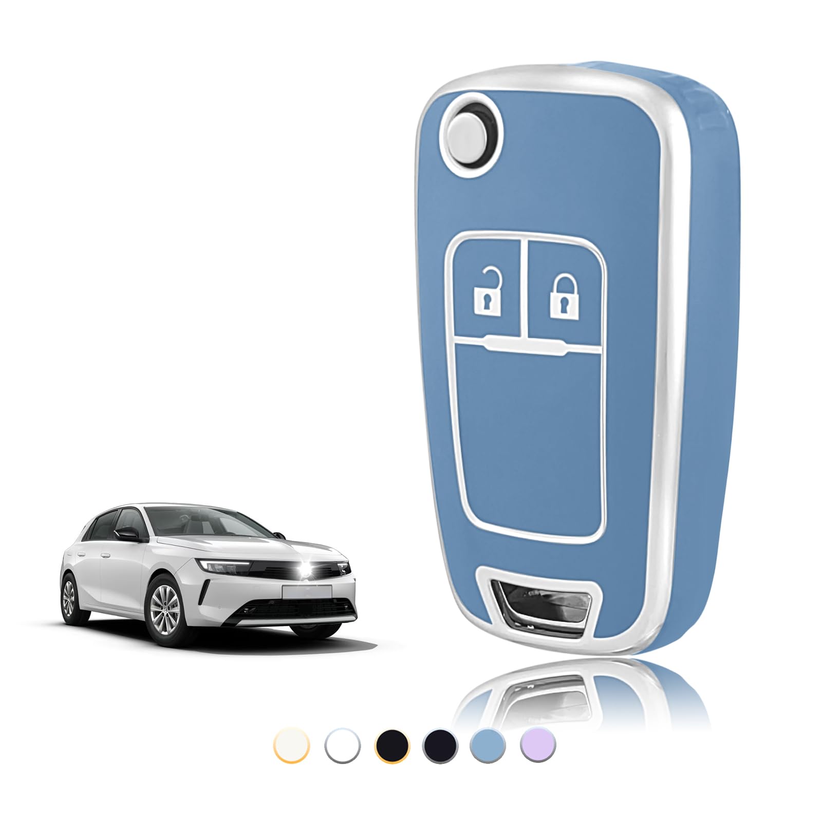 Coque Clé Voiture 4 Boutons En TPU Et Cuir - Protection Renault Espace 5, Megane 4, Kadjar, Captur - Rouge