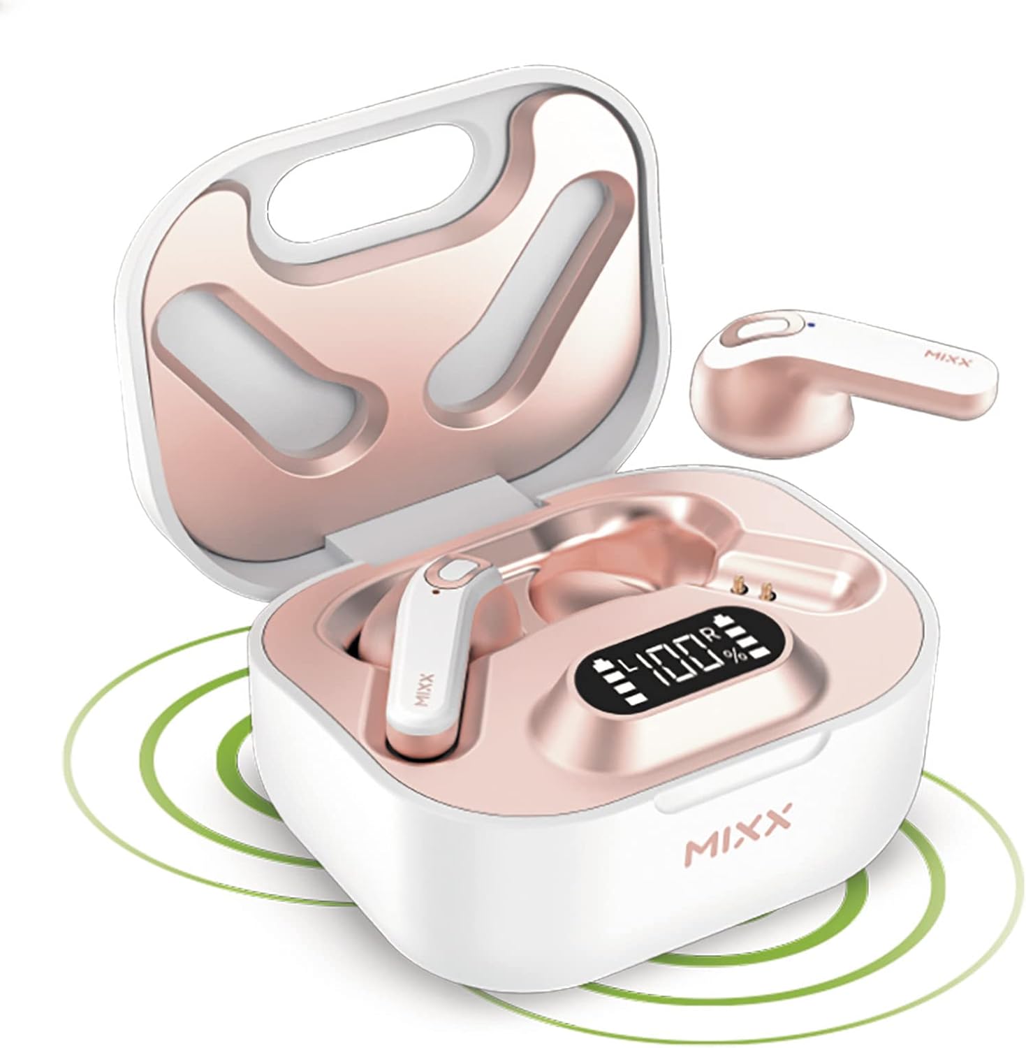 StreamBuds MIXX Hybrid Wireless Bluetooth Headphones with Microphone