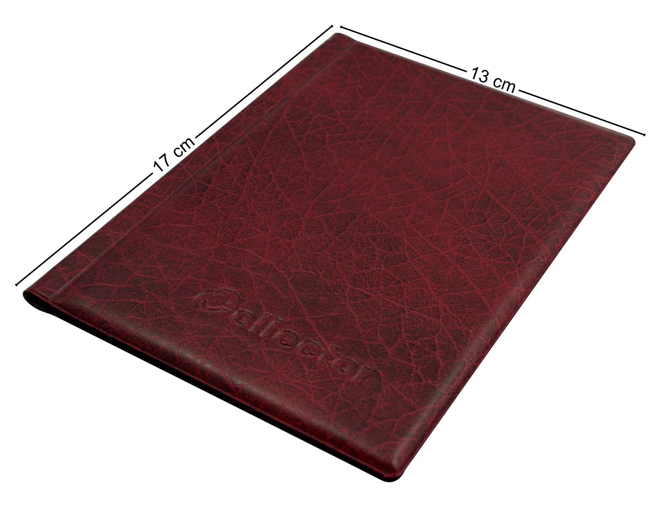 COLLECTOR - ALBUM NA MONETY na 96 średnich monet £1 £2 50p KLASER NA MONETY - MULTICHOICE (Czerwony)