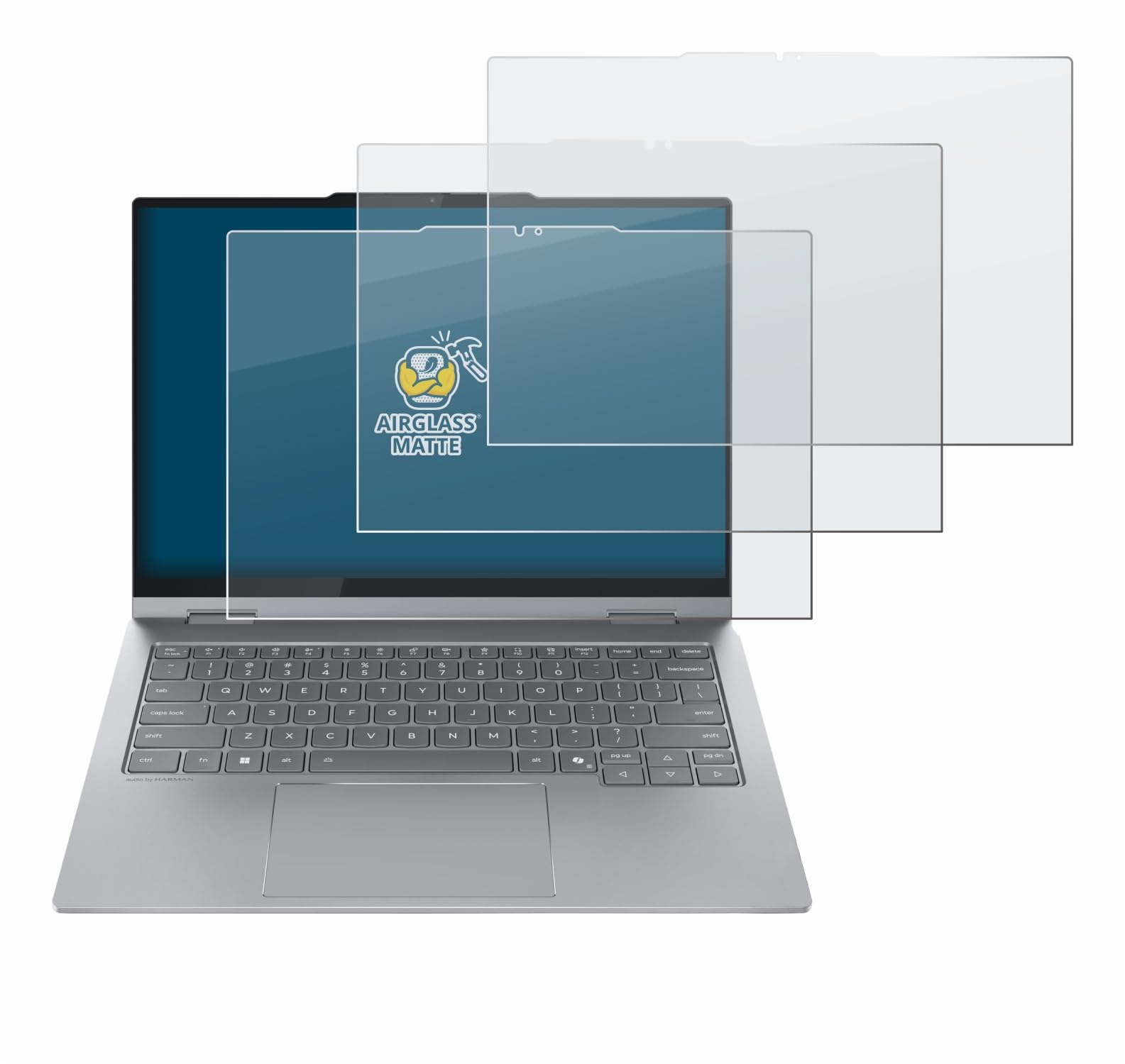 BROTECT Entspiegelungs Schutzglas für Lenovo ThinkBook 14 2-in-1 Gen 5 (3 Stück) Schutzfolie Matt [Extrem Kratzfest 9H, Anti-Fingerprint]