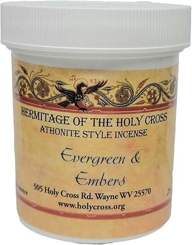 Evergreen & Embers - Incienso estilo Athonite de 1 oz, árbol de Navidad tradicional ortodoxo