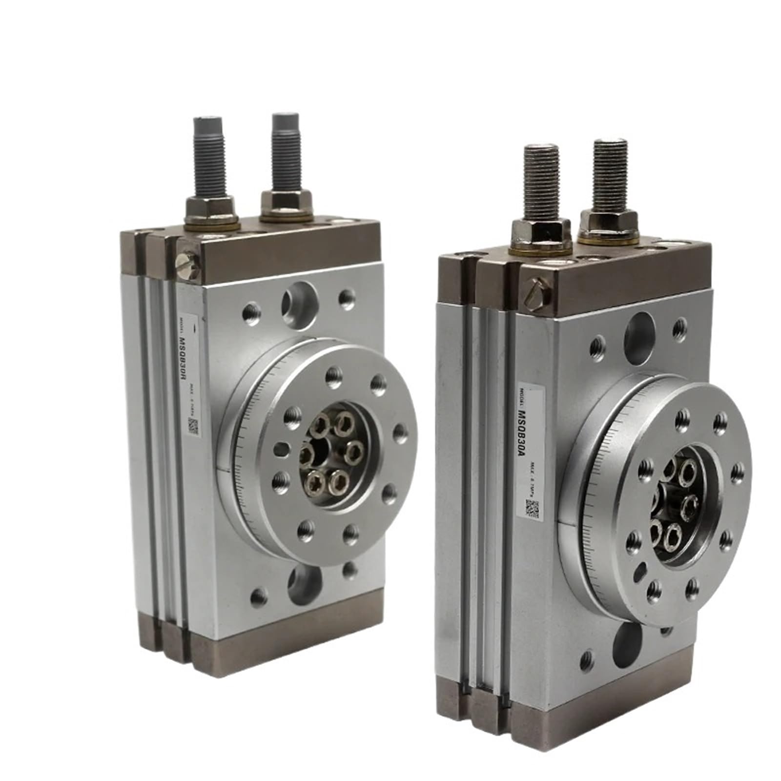 Vérin rotatif pneumatique à angle réglable MSQB10A