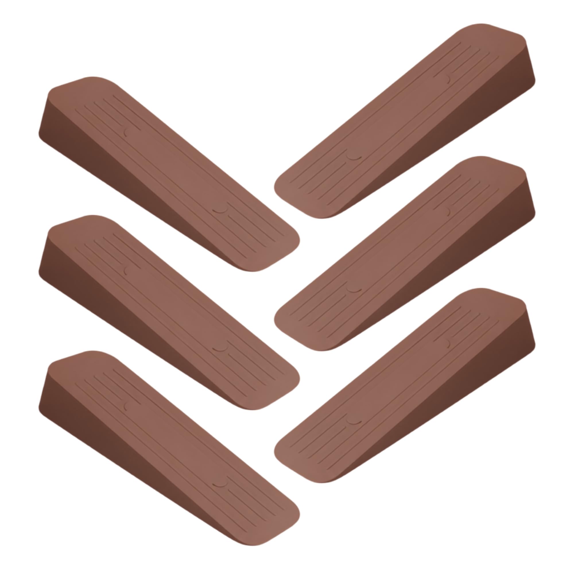 Rubber Door Stopper Wedge, Heavy Duty Anti-Slip Door Holder & Blocker with Strong Grip for Tiles, Marble, Wood, Carpet & Cement Floors | Home, Office, School & Warehouse Use (Brown) — Amazon image 15