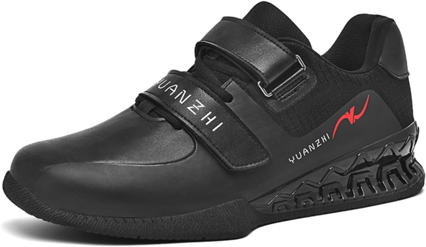 Squat Shoes Weightlifting & Deadlift Shoes for Men Women – Arch/Heel Support Non-Slip Footwear for Heavy Lifting, Powerlifting, Strength Training