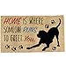 DII Natural Coir Fiber, 18x30 Entry Way Outdoor Door Mat with Non Slip Backing-Home Dog