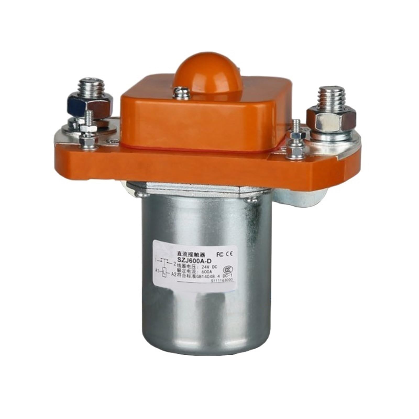 WQGQPXOB DC Contactor SZJ600A-D Ceramic Machine Double Coil for Battery Car Electric Forklift 24V 120V 36V 48V 60V 1Pcs(36V)