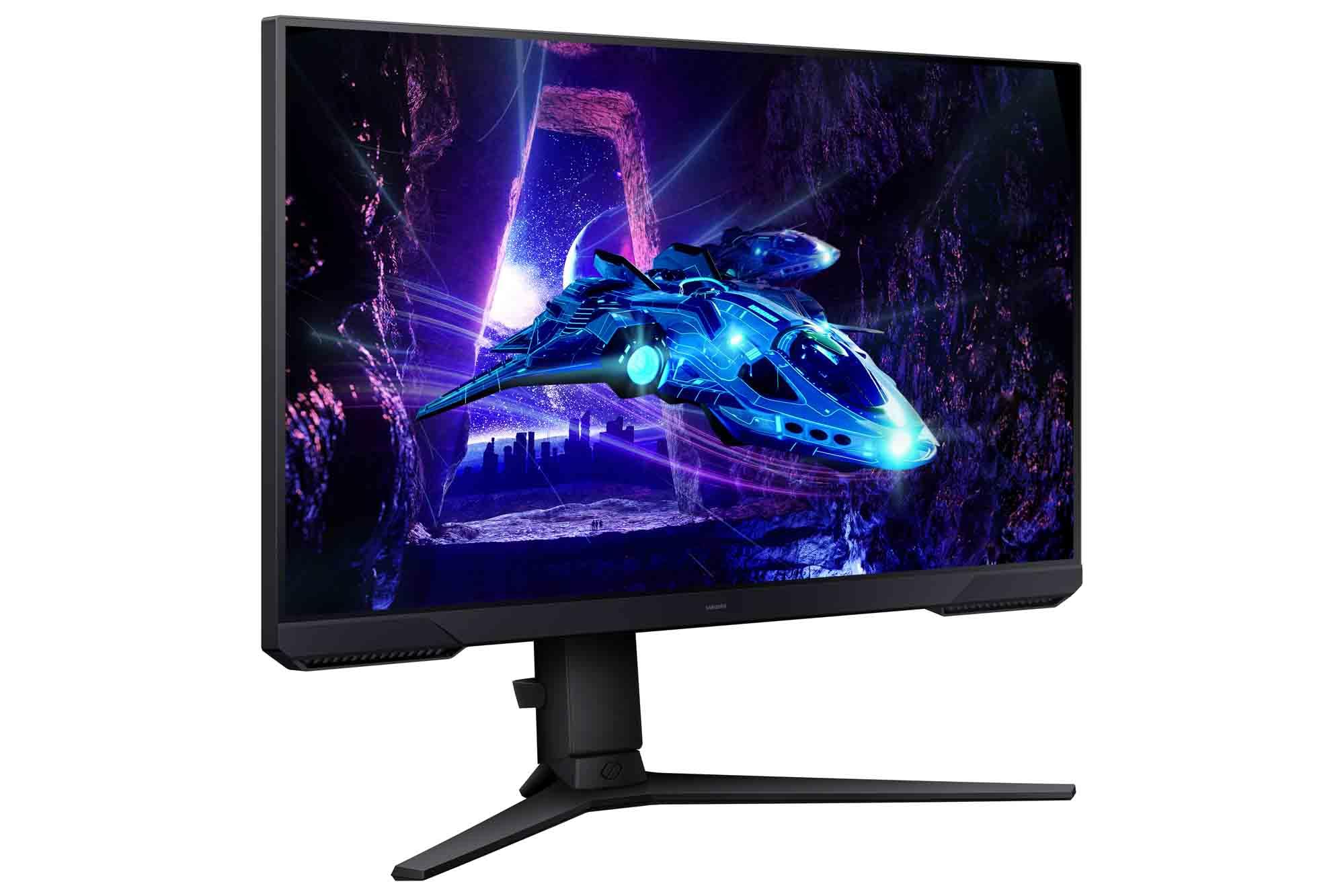 Samsung LS24DG300EUXEN - Monitor Gaming Odyssey G3 de 24" Full HD (1920 x 1080, 16:9, 180Hz, 1ms, Panel IPS, AMD FreeSync, Modo Eye Saver, Flicker Free), Negro, Versión 2024