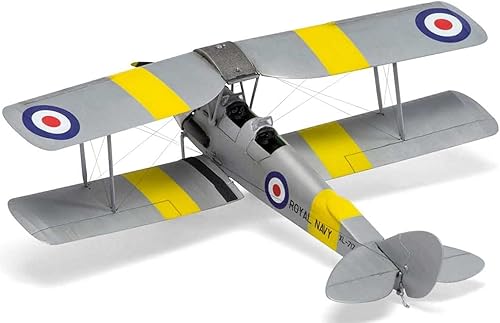 Miniatura 3 de Airfix De Havilland DH.82a Tiger Moth 172 Kit de modelo de plástico de aviación militar A02106
