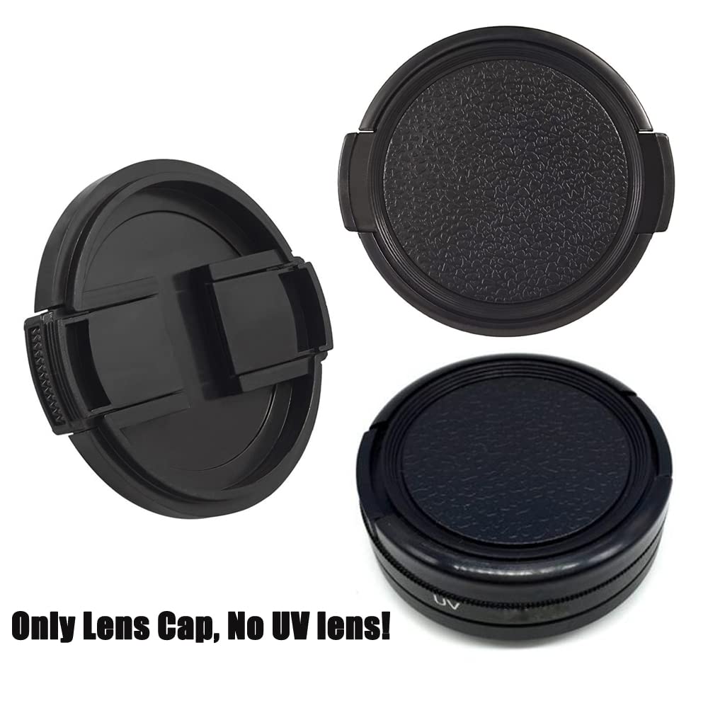 Copriobiettivo a scatto da 46 mm per fotocamera Nikkor Z DX 16-50 mm f/3.5-6.3 VR per fotocamera Nikon Z50II Z50 Z30, copriobiettivo da 46 mm, 2 confezioni