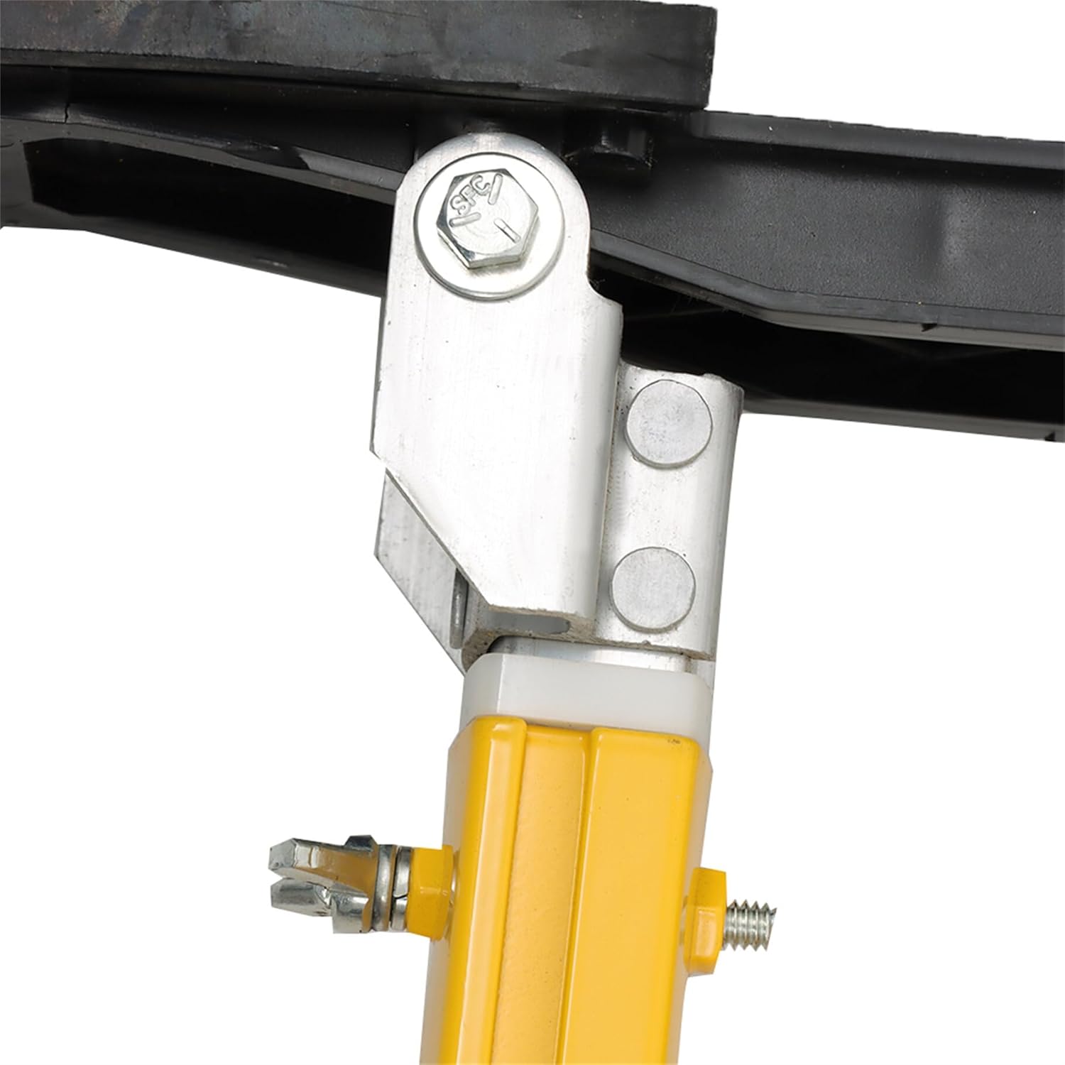 24in-40in Aluminum Alloy Stilts Drywall Adjustable Heights Stilts Yellow for and Cleaning