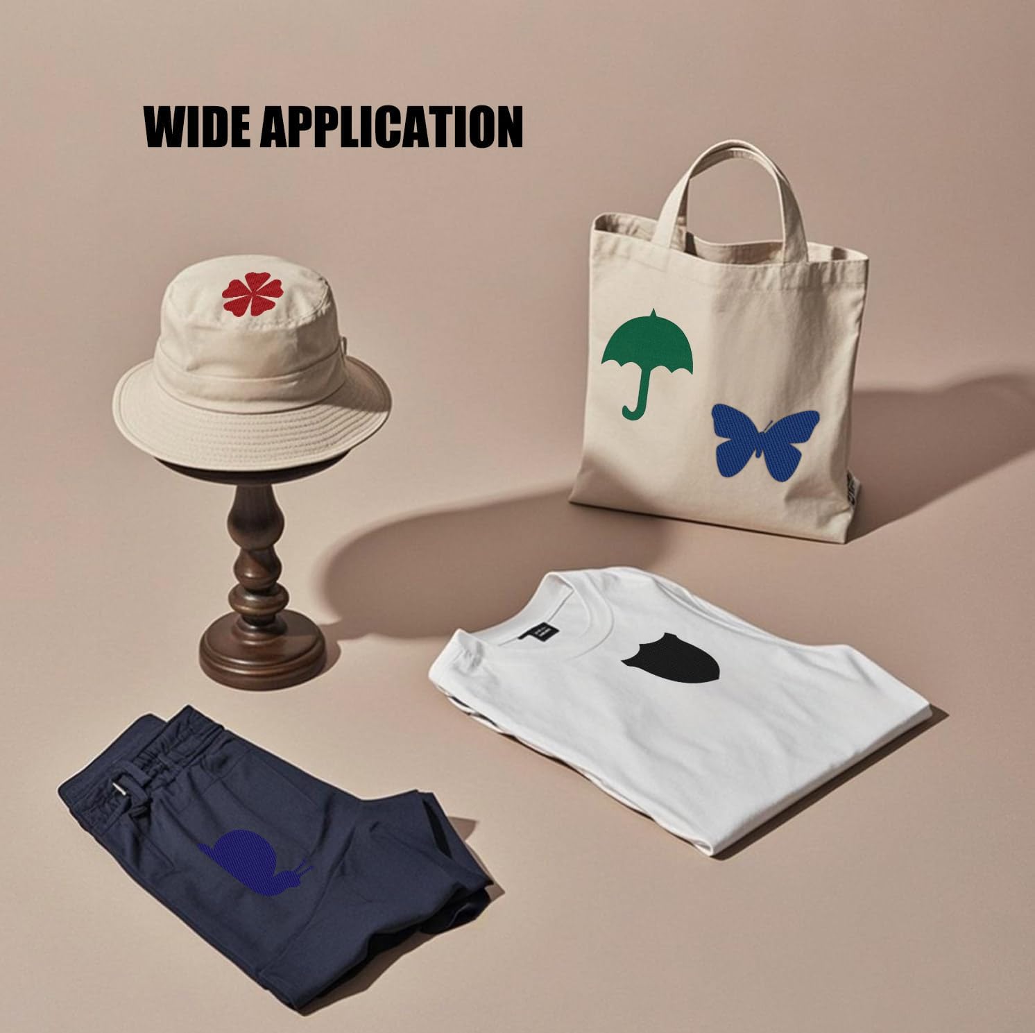 MOONSJONES アイロン接着パッチ 衣類ファブリック修理用 29個 マルチカラー 修理デコレーションキット 破れた内側と外側の