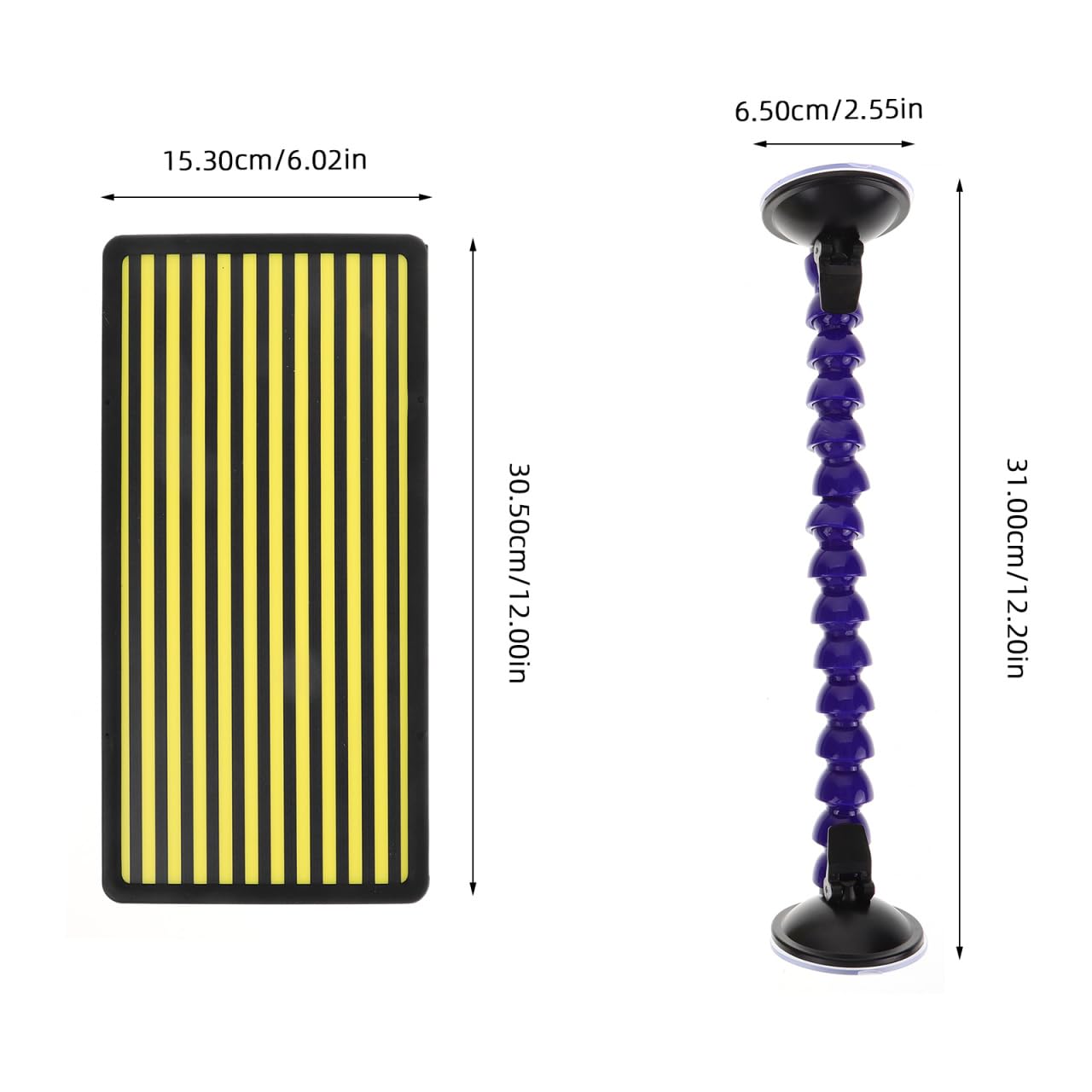 ABOOFAN Tableau Lumineux Pour Débosselage Carrosserie Panneau De Lampe Réfléchissant Avec Tube Outil De Débosselage Automobile Pour Repérer La Profondeur Des Bosses Bricolage