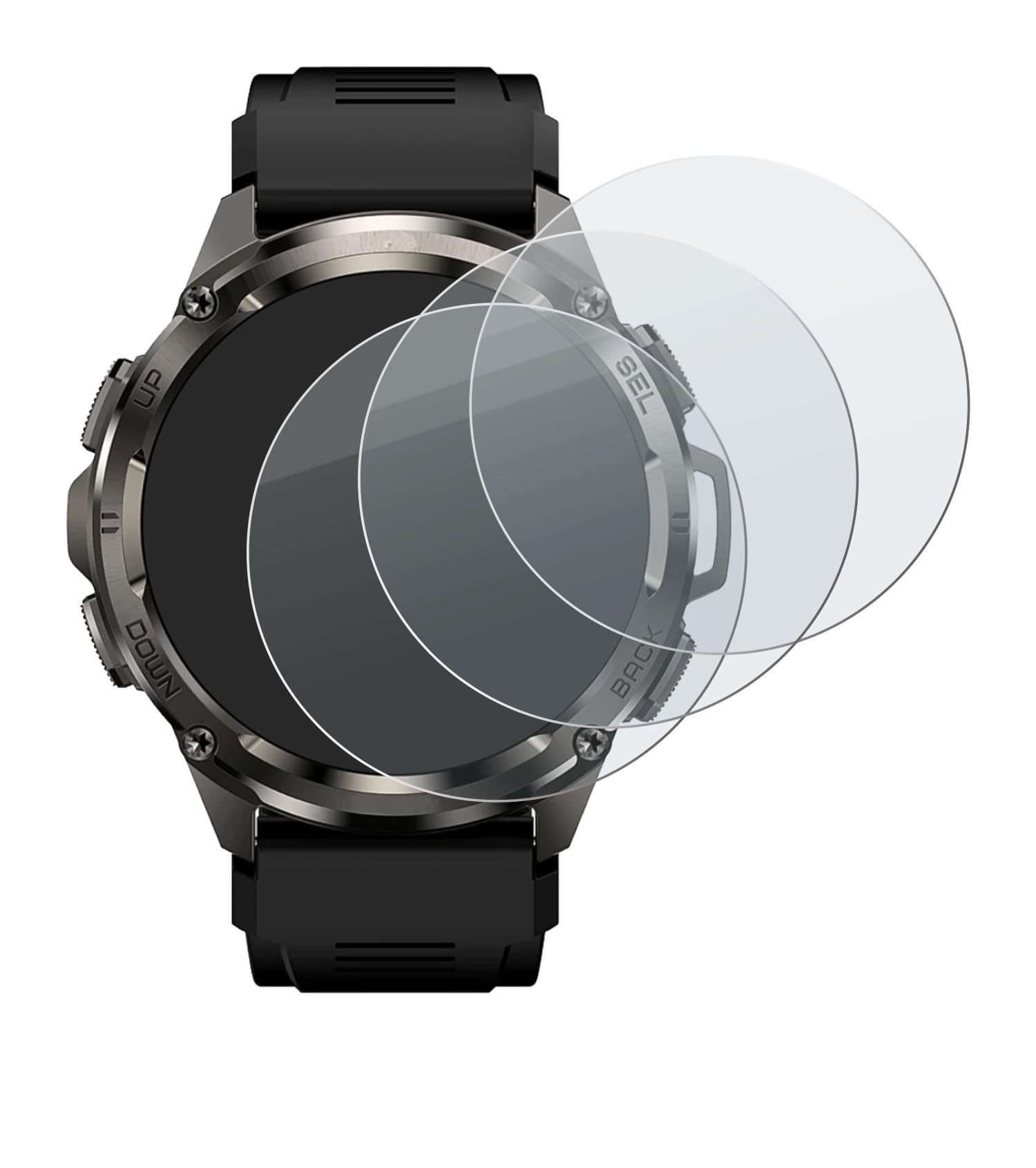 brotect Anti-Glare Glass Screen Protector Matte for Kospet Tank T3 Ultra (3 Pack) - Anti-Scratch 9H Protection Film