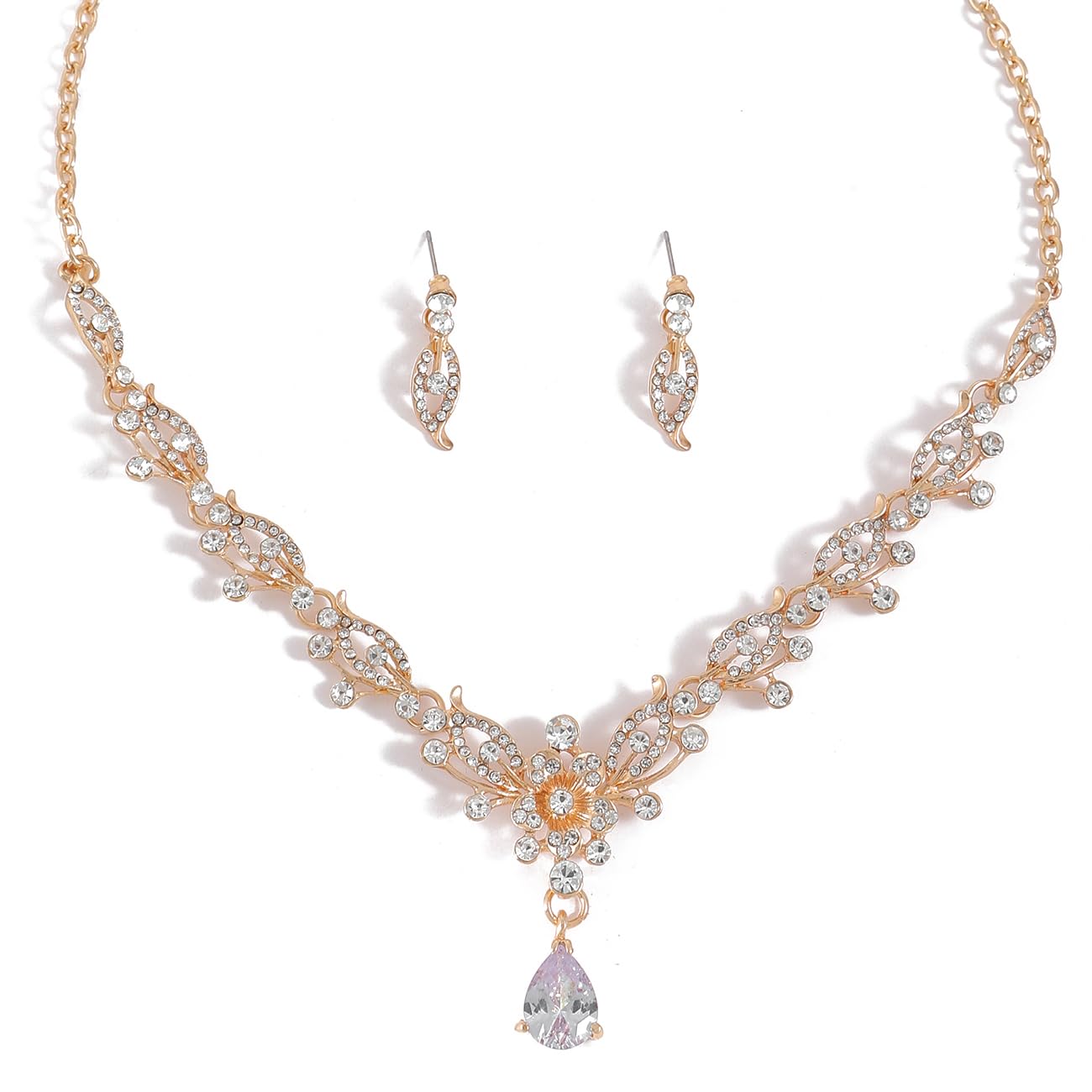 Shining Diva Fashion Latest Stylish Design Fancy Wedding Necklace Jewellery Set for Women (16113s) (B0DF2JCNLG) Amazon Price History, Amazon Price Tracker