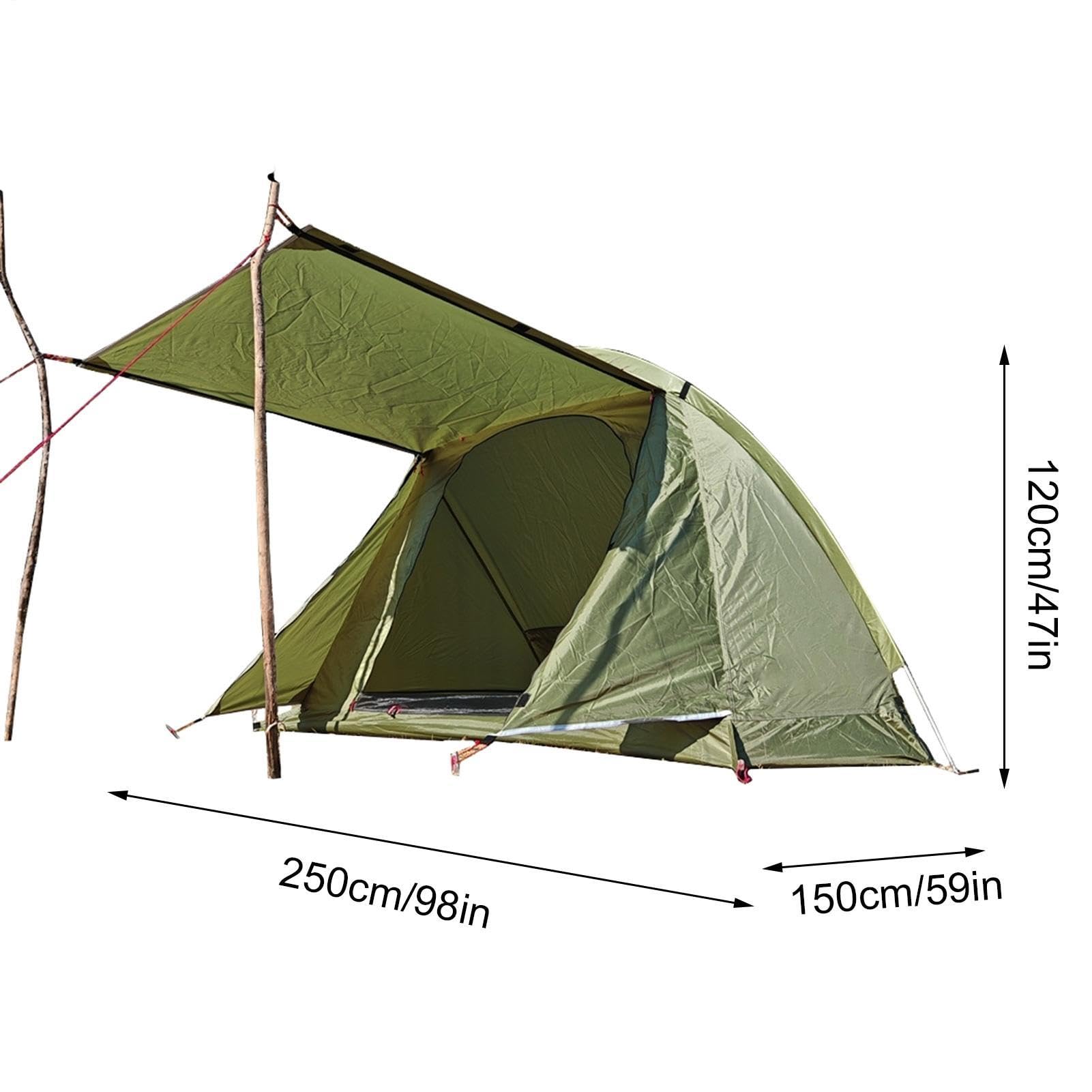 Exterior 1 persona, ligero, impermeable, plegable, automático, para camping, senderismo, senderismo, picnic, viajes, pesca, festivales de música, viajes familiares