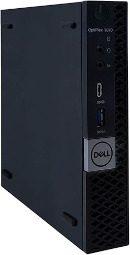 Vista 3 de Dell Optiplex 7070 MFF Micro Form Factor Desktop 9ª generación Intel Core i7-9700T 8 núcleos, 16 GB DDR4 RAM, 512 GB SSD, gráficos Intel UHD 630