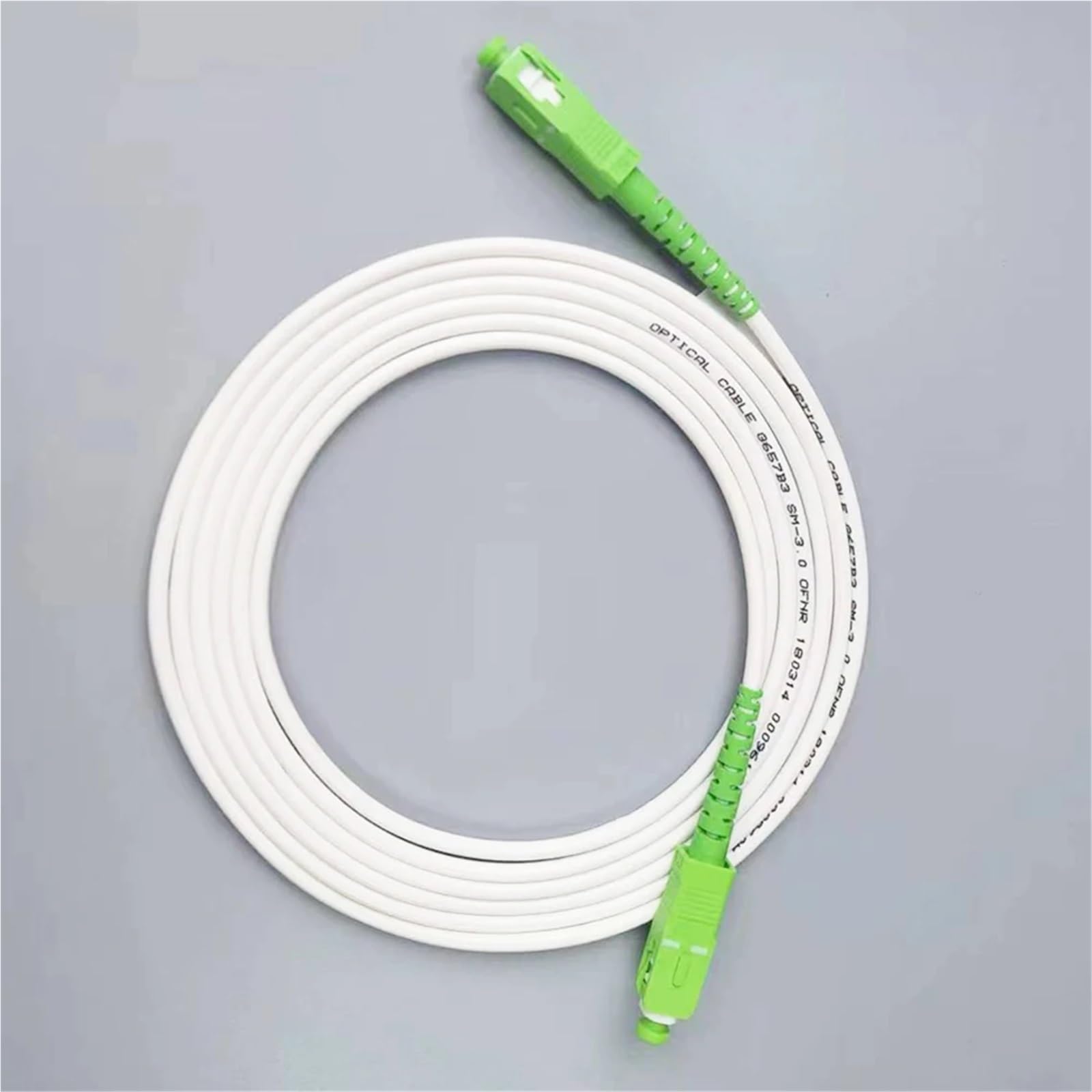 10/PCS Fibra Optica S-SC Simplex Mode Optical Fiber Patch Cord FTTH 1.5M/2M Indoor Patch Cord(10 PCS 2M)