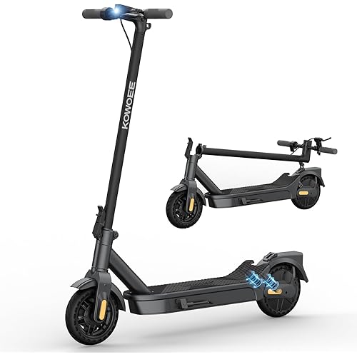 Electric Scooter for Adults, 8.5"/10" Solid Tires,1000W/500W Powerful Motor, 19/21 Mph, Max 20/80 Miles Ranges, Folding Commuter Electric Scooter with Dual Suspension
