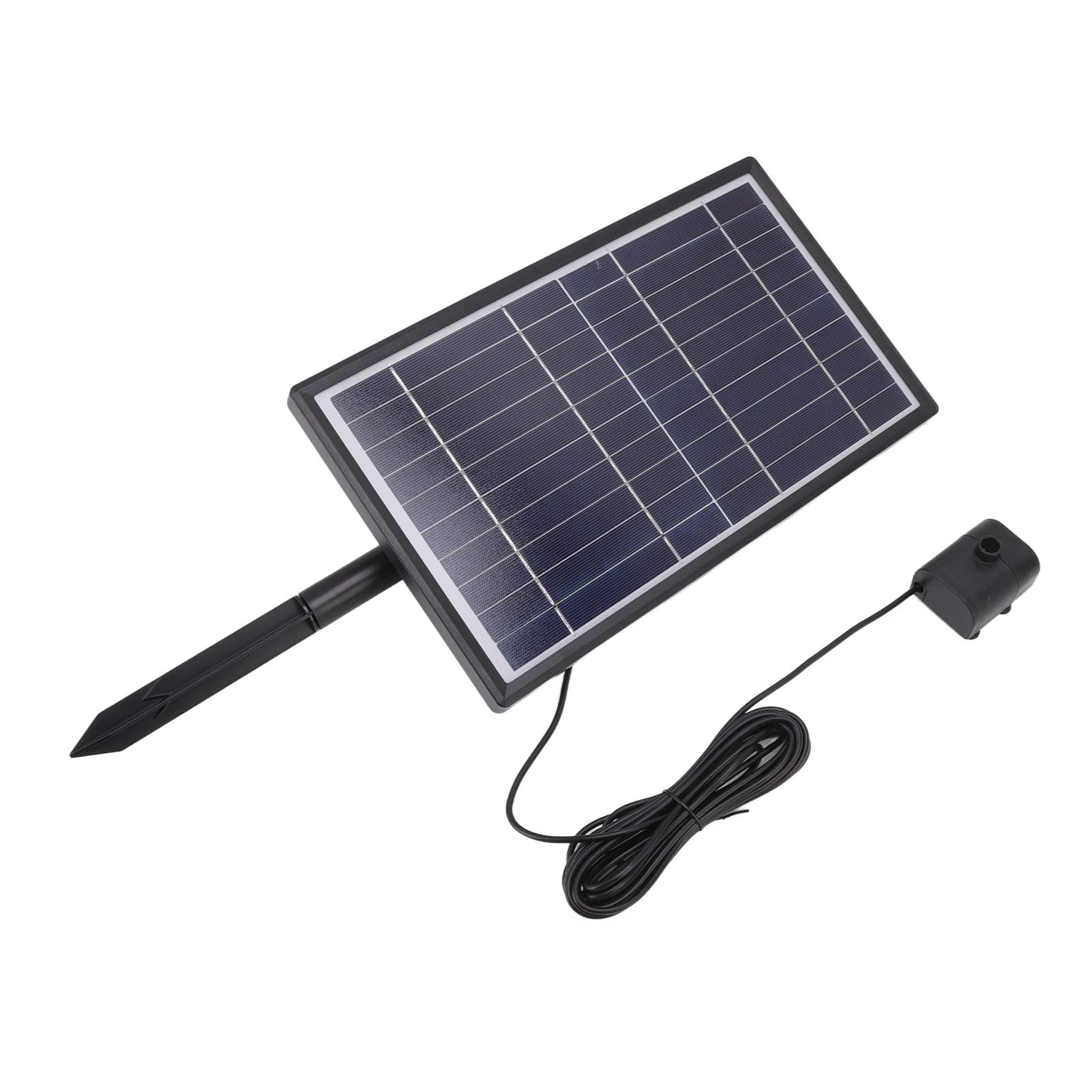 Cryfokt Pompa Fontannowa Solarna 10W 10V z 3 Dyszami do Oczka Wodnego