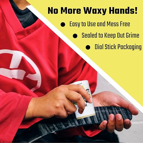 Miniatura 2 de Mona Brands Elite - Cera de palo de hockey para jugadores de hockey Ace  Protección de hoja premium  Control mejorado de disco  Evita la acumulación