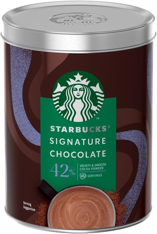 Starbucks Signature Chocolate 42% Velvety &Smooth Cocoa Powder TIN 330G