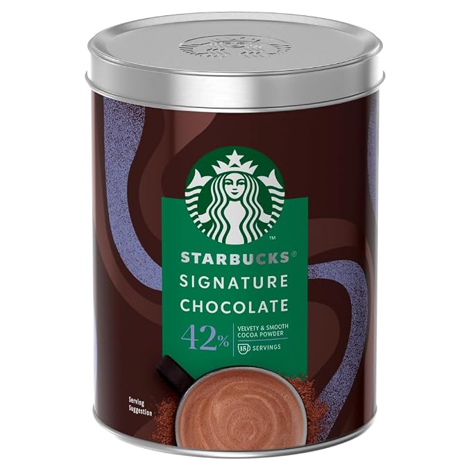 Starbucks Signature Chocolate 42% Velvety &Smooth Cocoa Powder TIN 330G