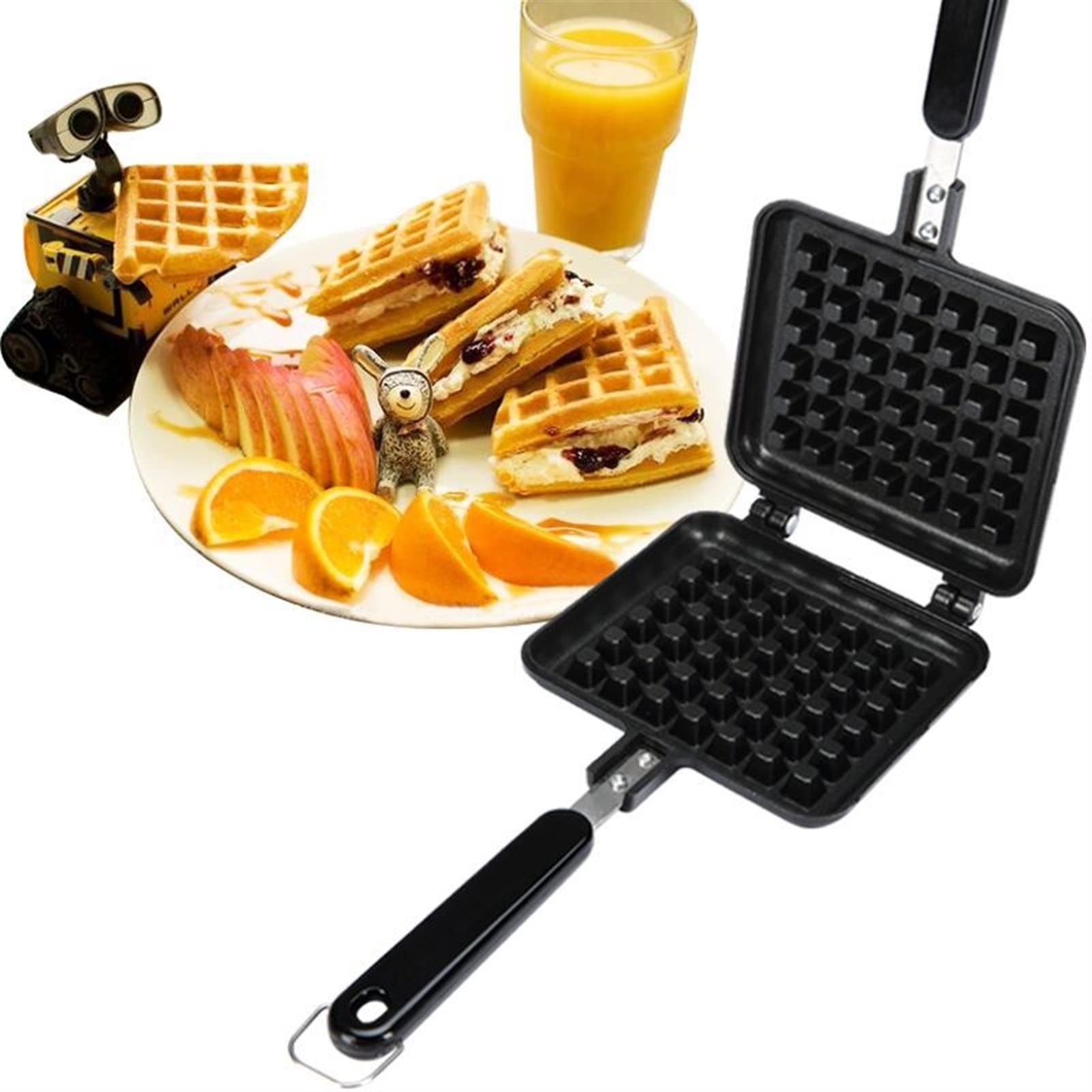 AGrAdi Planchas eléctricas, máquina for Hacer gofres antiadherentes, Molde for Hornear en la Cocina, Cacerola de Gas, Huevo de Burbujas, Horno for Pasteles, máquina for Hacer Pasteles, Utensilios for