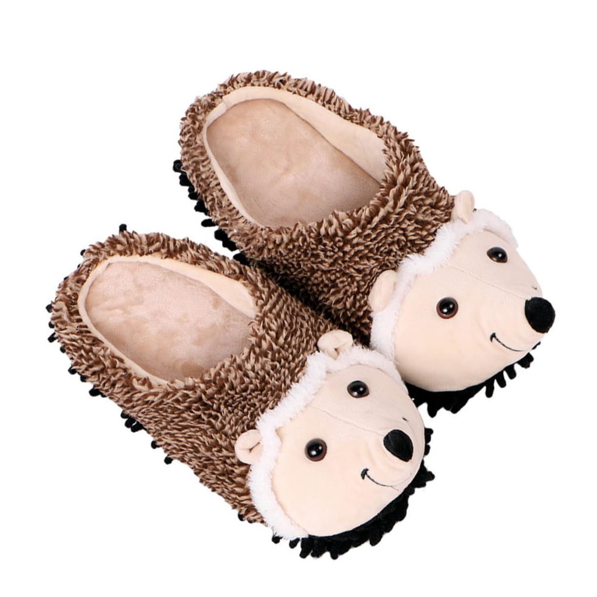 Healvian Pantuflas de erizo puerta zapaos mujer shoes de mujer zapatillas on zapatillas devalverde lindas pantuflas de animales zapatillas de dibujos animados felpa corta