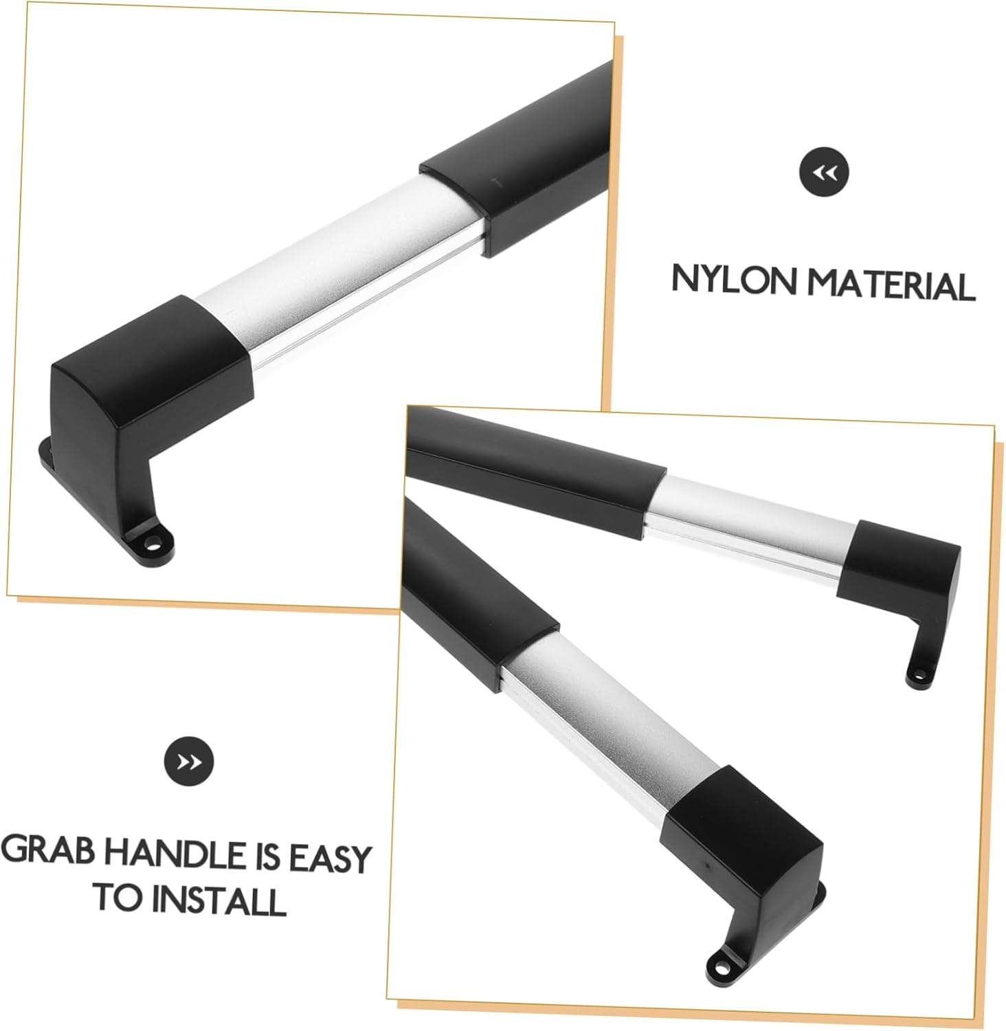 1Set Adjustable Rv Screen Door Handle Grab Bar Slip Support Bar for Camper Trailer Door Replacement Durable Construction Modern Elegant Design
