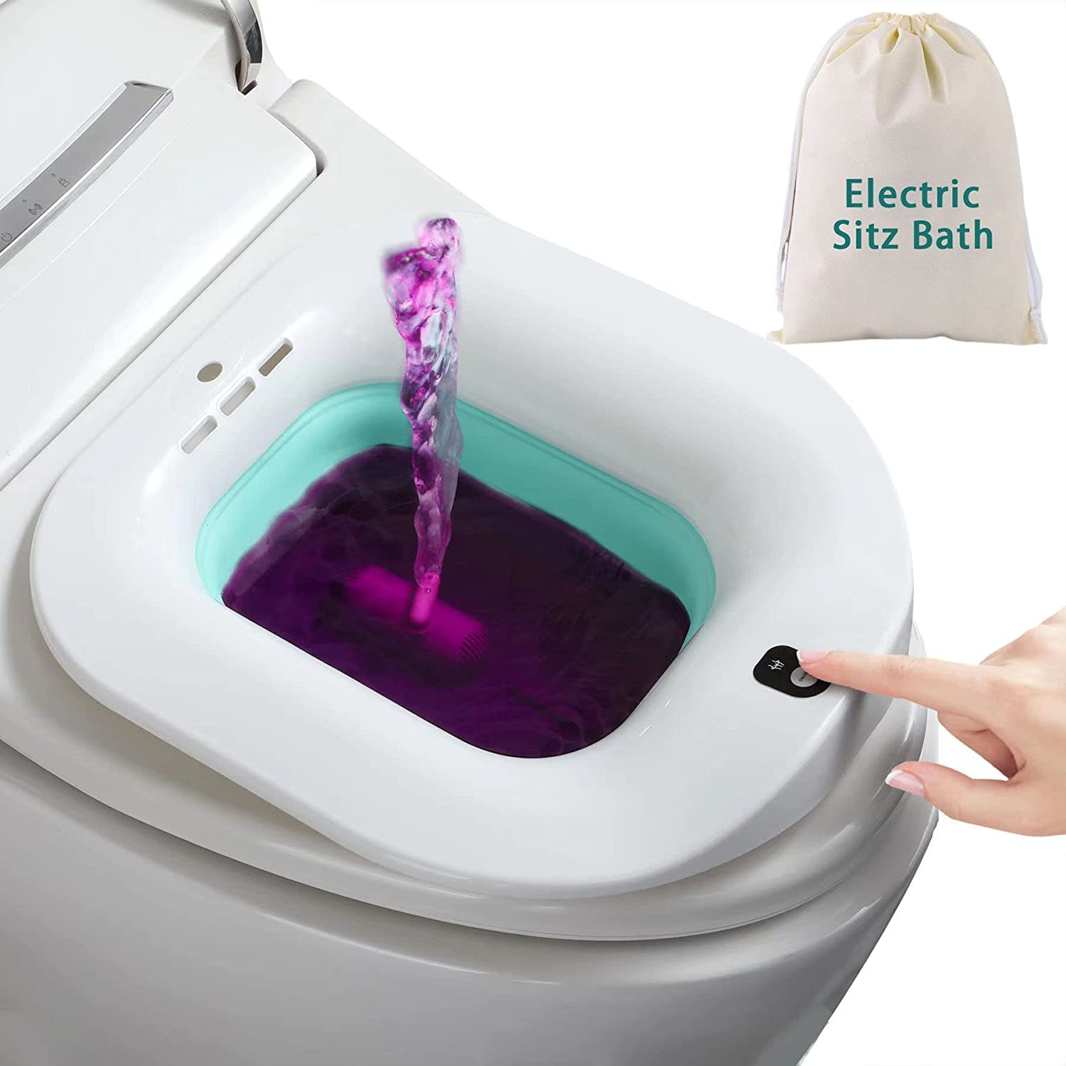 Buy Electric Sitz Bath for Hemorrhoids，Sitz Baths for Postpartum Care