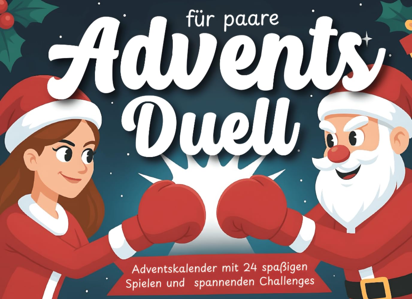1 gegen 1 Adventsduell für Paare: Adventskalender mit 24 spaßigen Spielen, spannenden Challenges und verrückten Dares – für einen Advent voller Spaß & unvergesslicher Momente
