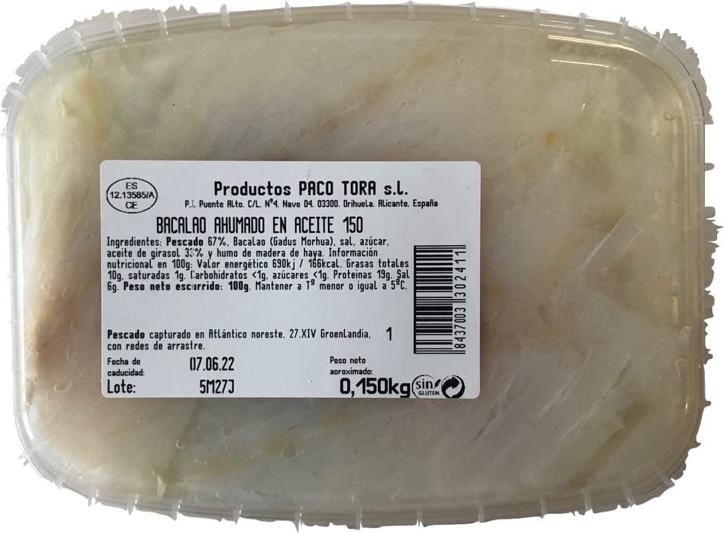 Bacalao Ahumado en Aceite 150 g