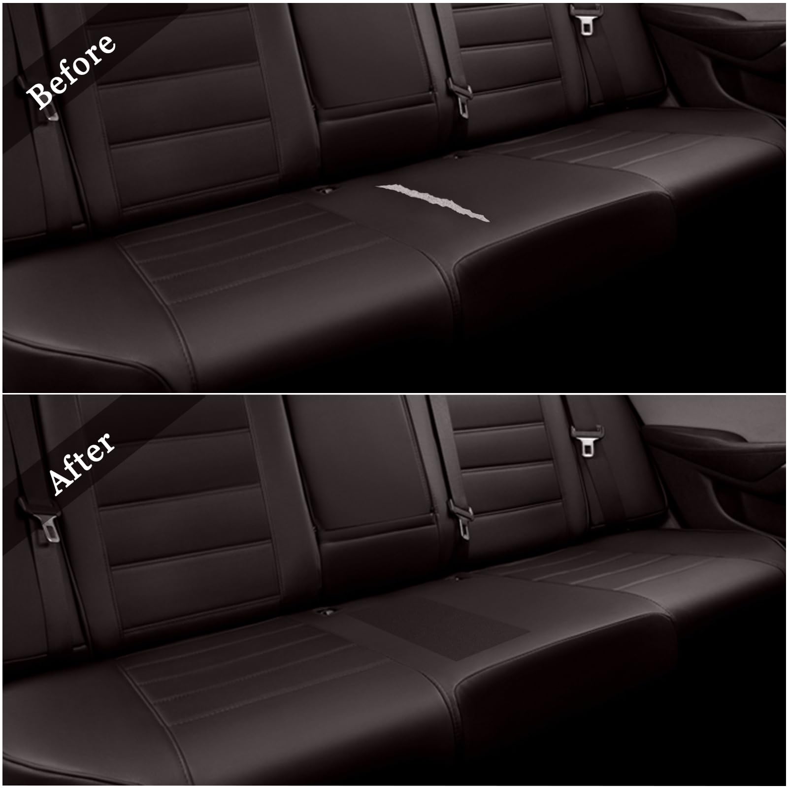 Hode Grande Pelle Adesiva per Riparazioni, Ecopelle Adesiva 44x300cm, Similpelle Patch di Riparazione in Pelle Autoadesive PU per Auto Sedili Borse Mobili Ecopelle Marrone