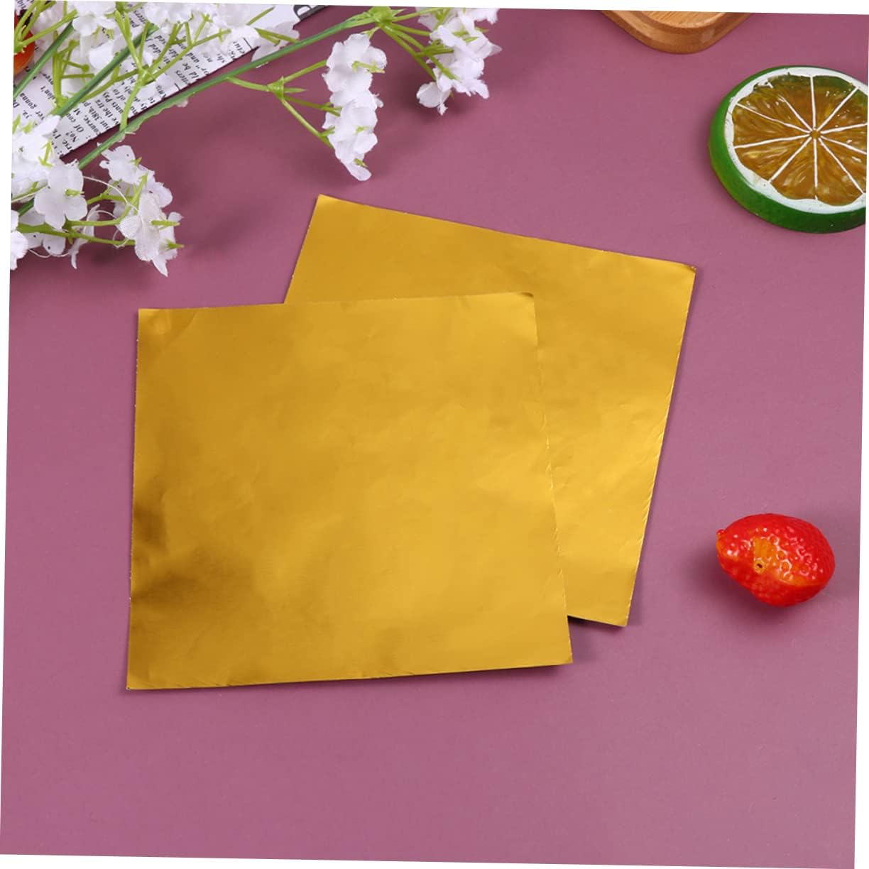 Art Foil Paper 150Pcs 14x14cm Creative Sticker for Wood Metal