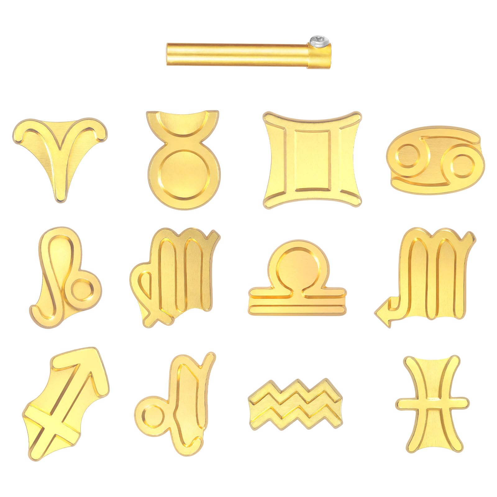 12 Pcs Wood Burning Tips with Unique Patterns Versatile Wood Burning Tips Only DIY Woodburning Functional Burner for Branding and Personalization