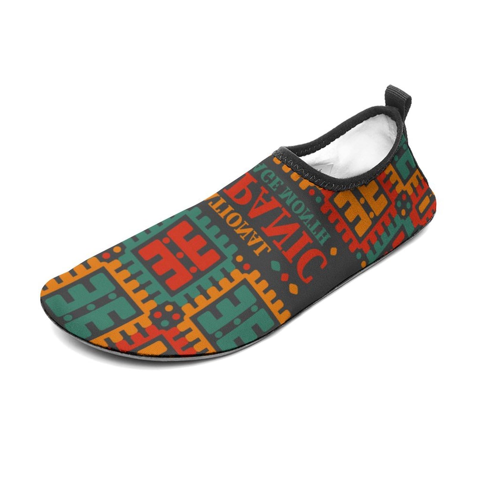 National Hispanic Heritage Month Water Shoes Beach Shoes Aqua Socks for Women Men Swimming Yoga