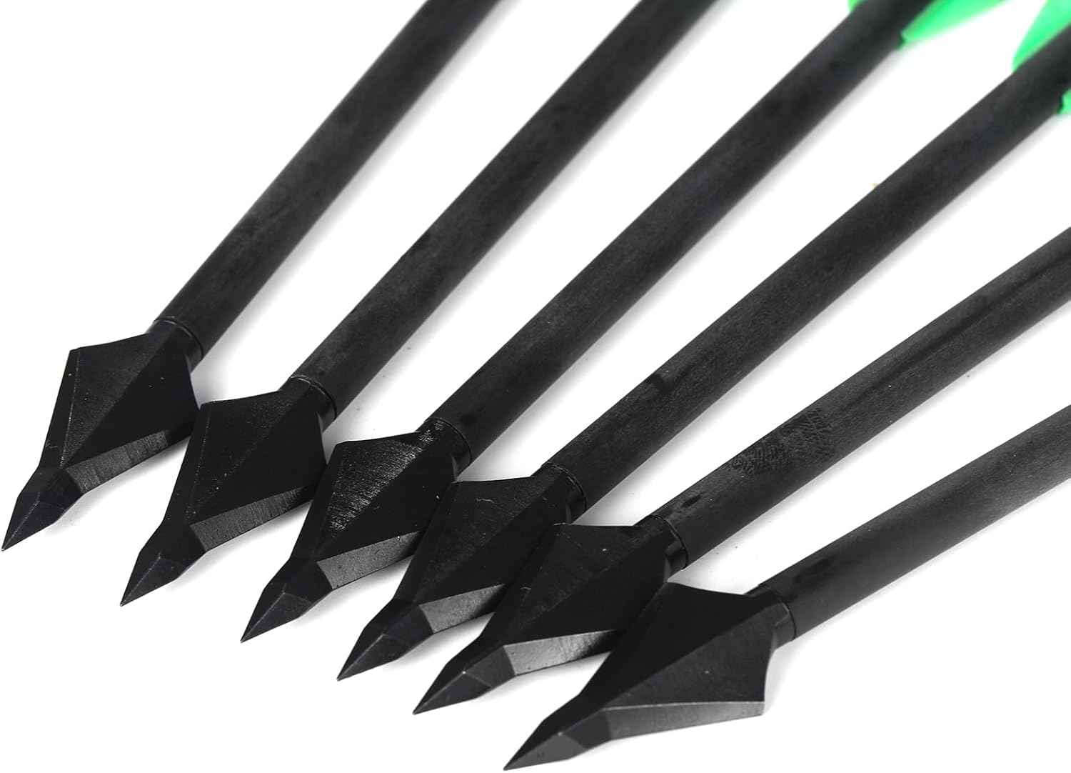 6.3" Pistol Crossbow Bolts,Carbon Mini Crossbow Arrows Bolts Broadhead Tips Hunting Arrows for 50-80lbs Crossbow Archery Pistol-Fishing Hunting Shooting Target Practice