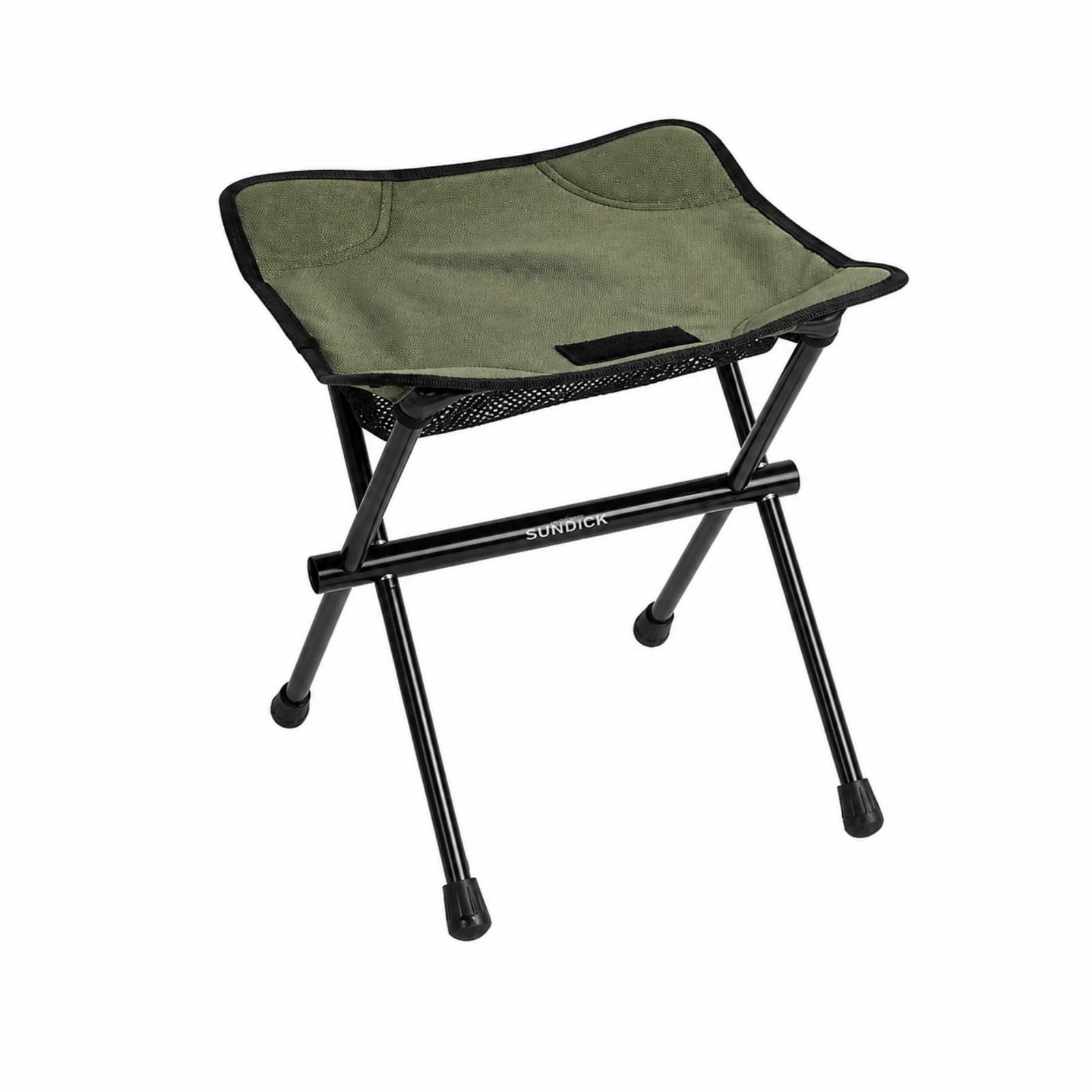 Sgabello da Campeggio Pieghevole Leggero, Verde Militare | Compatto, Sgabello Pieghevole, Stabile, per Pesca, Escursionismo, Pescatori, Escursionisti