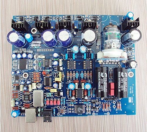 Convertisseur numérique DAC Xmos USB audiophile tube Ge5670 noir Gowe