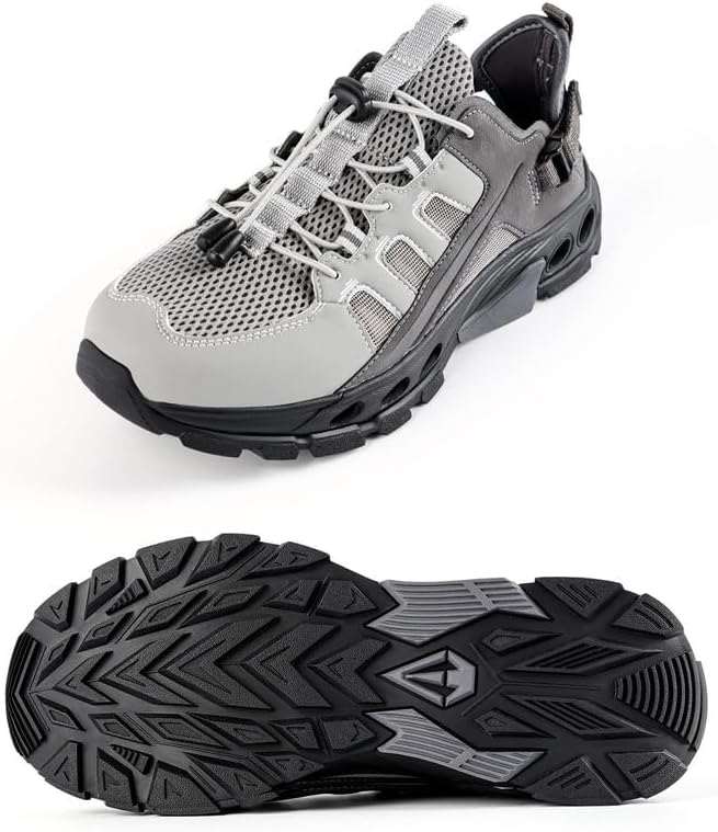 Water Shoes for Men, Quick-Drying & Lightweight Beach Shoes, Aqua Ideal for Water Hiking Beach Trips Swimming Surfing Kayaking