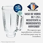 Mixeur chrome original Oster à 3 vitesses, moteur 6 fois plus durable, 10 fois plus résistant, jarre en verre de 5 tasses