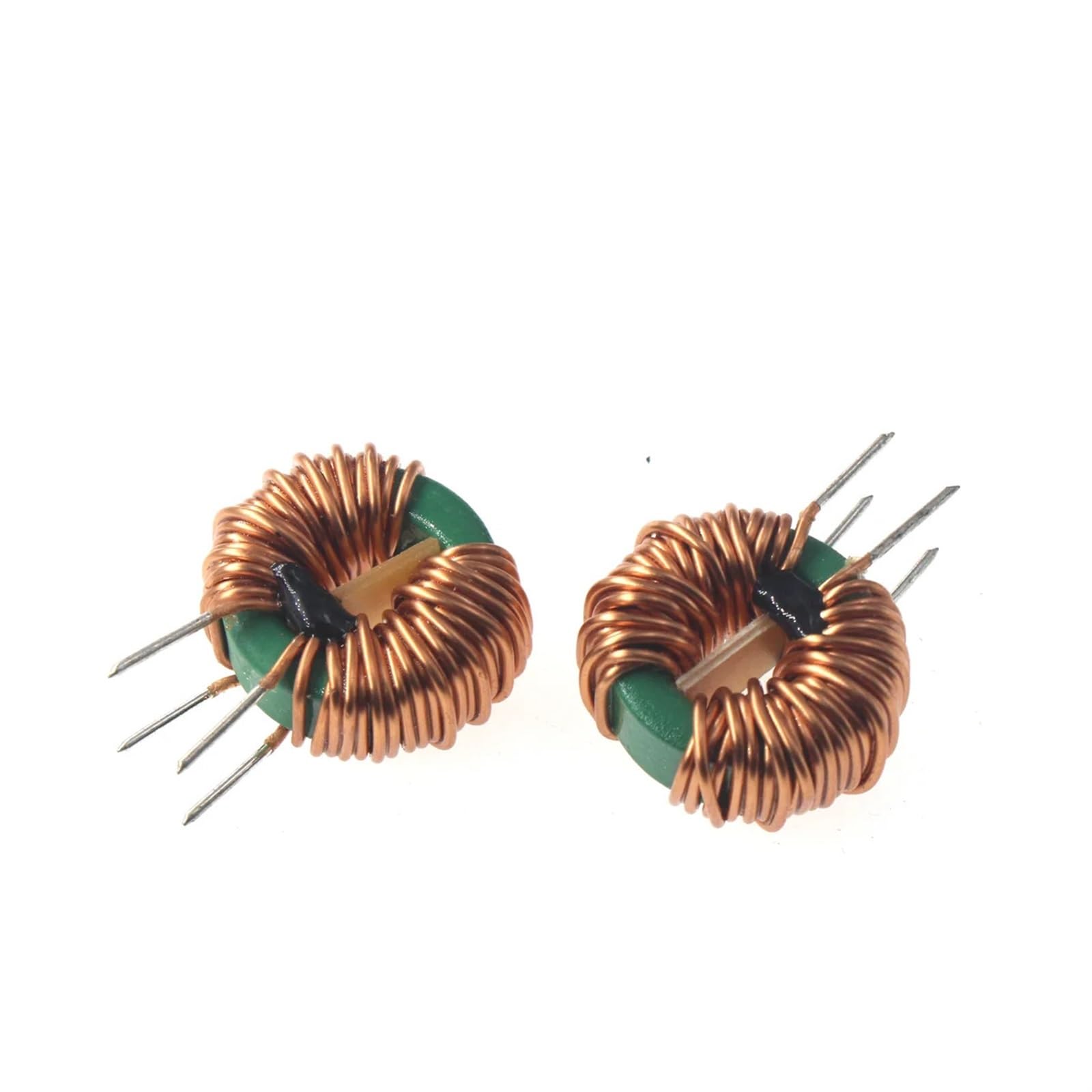 2 Piezas 18X10X7-1/2/5/10/20/30mh 0,6 D Anillo de Alambre de manganeso Zinc Anillo magnético Filtro Bobina de estrangulación Inductor de Modo común Vertical(30mh 2pcs)